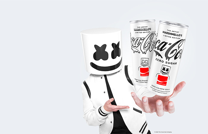 The Artist Marshmello's Coca-Cola Ad Small